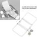 Plastic Material Durable Rolling Tube Toothpaste Squeezer Rotate Toothpaste Dispenser Accurant and Ease Silver for Home Use Bathroom - Buy Online on GoSupps.com