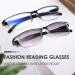 TERAISE 4 Pairs Anti-Blue Light Anti-UV Reading Glasses +1.75 Black - Fashionable Spring Hinge Design - Buy Online on GoSupps.com