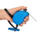 Ferplast Flippy One Dog Leash for Small Dogs - 3m Roller Leash Locking Button Light Blue - Ideal for Pets Up to 8kg - Buy Online on GoSupps.com