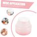 minkissy Face Cream Terrarium Sugar Scrub Containers Sample Containers Cream Jar Refillable Cream Container Empty Cream Bottle Mini Containers with Lids Plastic Glass Lotion Travel 6.3x6.3cm As Shown - Buy Online on GoSupps.com