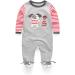MAMIMAKA Newborn Baby Onesies Footed Pajamas for Boys and Girls 0-3 Months - Cotton, Long Sleeve (Color7) - Buy Online on GoSupps.com
