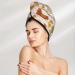 Cute Hen and Chicks Microfiber Hair Towel - Super Absorbent Coral Velvet Wrap for Women with Long Curly & Thick Hair | Quick Drying Hair Cap - Buy Online on GoSupps.com