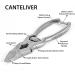 Toenail Clipper Cantilever Surgical Grade German Stainless Steel by Razor Edge Heavy Duty Thick Toe Nail Cutter Professional Quality - Buy Online on GoSupps.com