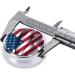 American Flag Portable Metal Pill Box - Round Mini with 3 Compartments & Hinged Design - Ideal for Travel & Small Pills - Buy Online on GoSupps.com