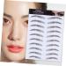 Didiseaon 4pcs Eyebrow Stickers Eyebrow Sticker Brown Decal Stickers Stick on Eyebrow Tool 6d Cosmetic Hair - Buy Online on GoSupps.com