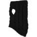 Warm PetyOung Dog Sweater Vest - Soft Knitted Wool Coat for Small & Medium Dogs (L Black) - Winter Crochet Clothing - Buy Online on GoSupps.com