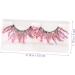 minkissy 5 Pairs Colored False Eyelashes Long Eyelashes for Halloween Lashes with Glitter Dramatic False Eyelashes Lashes with Color False Lash Chemical Fiber 3d European and American - Buy Online on GoSupps.com