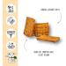 Vegdog Jerkeys Vegan Dog Snacks - Grain-Free Carrots & Potatoes Allergy-Friendly Smoked Over Beech Wood 9 x 80g Pack - Buy Online on GoSupps.com