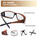 Fit Over Blue Light Blocking Glasses and Computer Eyewear- Wear Over Prescription Glasses/Reading Glasses/RX Glasses - Buy Online on GoSupps.com