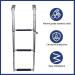 Hoffen 3 Step Telescopic Marine Boat Drop Ladder Swim Step - Stainless Steel Folding - Buy Online on GoSupps.com