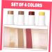 Didiseaon 5 Sets Contour Stick Highlighter Stick Highlighter Balm Neopentyl Di(ethylhexanoate) Ester - Buy Online on GoSupps.com