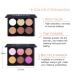 FantasyDay Multifunctional Makeup Gift Set - All-in-One Cosmetic Kit for Face Eyes & Lips - Eyeshadow Palette Lipstick Rouge Mascara & Brush Case - Buy Online on GoSupps.com