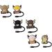 6 Pcs Dustproof Straw Cover Cap Set Cow Shape Straw Lids Colorful Straw Stopper Jewelry for Water - Buy Online on GoSupps.com