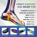 Standing Souls Orthotic Insoles - Pain Relief for Plantar Fasciitis, Flat Feet, Heel Spurs | Arch Support & Shock Absorption | Work Boot Cushion Inserts for Running & Hiking | Men & Women - Size M (Men's 8-10/Women's 9-11) - Buy Online on GoSupps.com