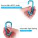 6PCS Black Aluminum Carabiner Clips with Keyring Hooks - Large D Ring Shape Carabiner Set - Buy Online on GoSupps.com