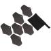 1 set of washable women's sords Washable sanitary napkins PAD menstrual deposits Reusable panty inserts Washable sanitary cushion liner bamboo carbon mother first aid