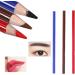 Sonew Waterproof Eyebrow Pencil Lip Liner 3 Colors Tattoo Eyebrow Pencil Waterproof Microblading Permanent Eyebrow Pencil for Lip Tattoo(Red) - Buy Online on GoSupps.com