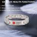 Men's Titanium Medical Grade Customizable Bracelet 22cm - Diabetic Type 2 - International Shipping Available - Buy Online on GoSupps.com
