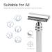 CSB Classic Double Edge Safety Razor - 3-Piece Set with Diamond Pattern Handle & 10 Blades | International Shipping - Buy Online on GoSupps.com