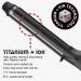 Olivia Garden Titanium + Ion Curling Iron - Dual Voltage | Heat Mat & Limited Edition Brush Included | High Performance Styling Tool - Buy Online on GoSupps.com