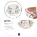 FRCOLOR Nail Art Crystal Cup Mini Crystal Bowl Nail Art Supplies Glass Tumbler with Lid Ring Holder Nail Liquid Cup Manicure Glass Cup Mini Bowl Cups White Crystal With Cover Accessories - Buy Online on GoSupps.com