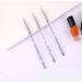 YUNYUN 3-Piece Nail Pen Set Nail Gel Polishing Painting Nail Decoration Painting Pen