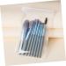 Baluue 8pcs Makeup Brush for Woman Mini Makeup Brushes Eyeshadow Makeup Brushes Facial Kit Wooden Blue 14x1x1cm Blue - Buy Online on GoSupps.com