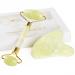 Geeric Gua Sha and facial scooter tool natural green Jade Roller Massager roller Gua Sha Stein & Facial Roller improvement of fine lines and edema eliminates eye swelling Topas