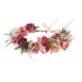 Rose Flower Crown Bridal Headband - Boho Floral Hair Wreath for Wedding, Festival Photos - Buy Online on GoSupps.com