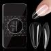 Durable Clear Gel Nail Tips False Nails Art Extensions Suitable for Nail Enthusiasts and DIY Lovers - Buy Online on GoSupps.com