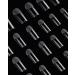 CHUCHU Soft Soak off Gel Tips 552Pcs Medium Square Clear Nail Tips for Acrylic Nails - 12 Sizes - Buy Online on GoSupps.com