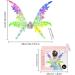 Light Up Fairy Wings | Little Girls Butterfly Wings for Halloween - Theme Eye-Catching Dressing for Parade Theatrical Performance Dress Up Masquerade Pochy English Color Box Rechargeable Version  - Buy Online on GoSupps.com