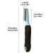 Meric Detangling Dematting Comb for Short and Long Hair - Gentle, No-Slip Grip Handle - Ideal for Bunnies - Buy Online on GoSupps.com