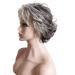Buy Royalfirst Short Curly Wigs for Women - Silver Grey/White Heat Resistant Synthetic Hair & Wig Cap - International Shipping Available - Buy Online on GoSupps.com