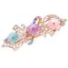 Rhinestone Pearl Hair Clips Metal Hair Clips Antique Crystal Barrette Women's Hair Accessories for Bridal Wedding Multicolour
