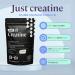 B-FIT B Creatine Monohydrate Powder - Just Creatine Creapure - 90 Servings - 450 g - Pre Workout Creatine for Women - Sugar-Free - Flavorless Supplement - 3 Month Supply - Buy Online on GoSupps.com
