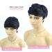 Short Curly Black Wig with Bangs for Black Women - Synthetic Pixie Cut Bowl Wavy Style (1B#) - Buy Online on GoSupps.com