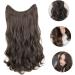FRCOLOR Headband Wigs Fluffy U-shaped Wig Wavy Hair Extensions Real Hair Body Wave Human Hair Wig Wavy Wigs Headband Wig Black Wig Wigs with Headbands Black Wavy Wig Temperature Wire Clip 45X8CM Black - Buy Online on GoSupps.com
