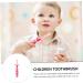 Minkissy 3-Pack Children's Toothbrushes - Small Child Glove Clips for Baby Care Accessories | Travel-Ready Products - Buy Online on GoSupps.com