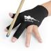 Roaming Breathable Billiard Gloves for Men Left Hand, Elastic Pool Gloves for Shooters Snooker Carom Cue Sport Large-X-Large Black