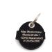 Copter Farm Dog Brand Bag with Engraving | Art Leather & Real Leather | Custom Double-Sided Black Round Tag for Dogs - Buy Online on GoSupps.com