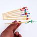 Bamboo Ear Pick Curette Wax Remover Cleaner with Doll Head - 5pcs Ear Cleaning Tools for Earwax Removal - Buy Online on GoSupps.com