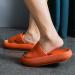 Sliders Cloud Slippers Women Men Non-Slip Mens Womens Slippers Cloud Sliders Soft Flip Flops with Thick Sole for Shower Bathroom Pool Beach 4.5 UK Orange - Buy Online on GoSupps.com