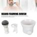 Premium Beard Care Set: Razor Brush Set for Men with Foam Brush Soap Shell & Stand - Soft Hair for Rich Foam & Grooming - Buy Online on GoSupps.com