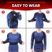 Comfortable Posture Support & Back Corrector Brace Pain Relief for Shoulders Chest Lumbar & Spine Fully Adjustable Unisex Design All-Day Breathable Wear - Buy Online on GoSupps.com