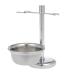 2 in 1 razor holder for men stainless steel razor plane stand for shaving razor brush & stainless steel shaving shell men shaving set shaving tool set set