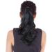 Curly Ponytail Extension Short Fake Ponytail Curly Ponytail Extension Claw Clip In Ponytail Hair Extensions Short Curly Ponytail Clip For Women Daily Use dark brown - Buy Online on GoSupps.com