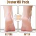 2 STCS Castor Oil Pack for Foot: Reusable Bio-Rizinus Oil Compress with Flannel Towel - Perfect for Foot Relief & Therapy - Buy Online on GoSupps.com