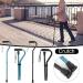 Folding Walking Stick Lightweight Adjustable Crutch Comfortable Right and Left Hand Grip Reasonable Crutches Hello - Buy Online on GoSupps.com