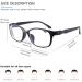 Devirls Anti-Blue Light Glasses for Men & Women - Short-Sighted Distant Glasses - Retro Myopic Black -1.25x - Buy Online on GoSupps.com